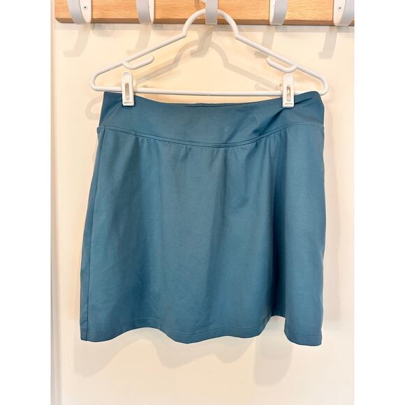 Title Nine Dream On Skort Skirt in Teal Women's Medium - Picture 2 of 5